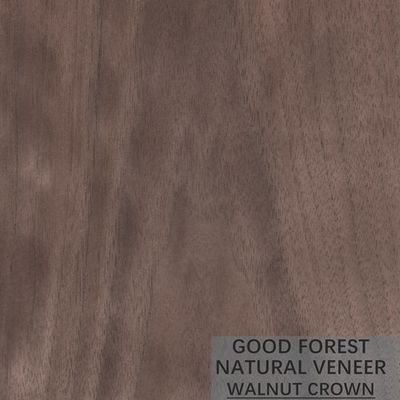 ورق های روکش چوب طبیعی Grain Crotch ربع برش گردوی آمریکایی
