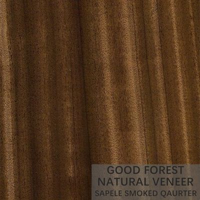 روکش چوب طبیعی Sapele روکش دانه چوب شکل برای تزئین