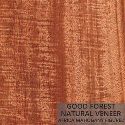 دانه برش سفارشی روکش چوب طبیعی Hardly Mahogany