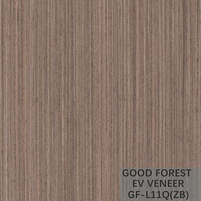 EV Veneer Zebra روکش چوبی مهندسی شده با رنگ طبیعی دانه مستقیم