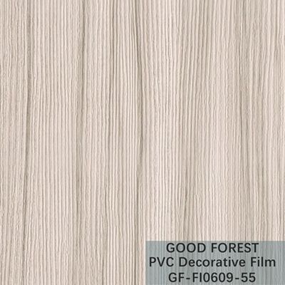تخته دیواری فیلم پی وی سی سفید تزئینی 1260mm - 1330mm عرض دانه های چوبی