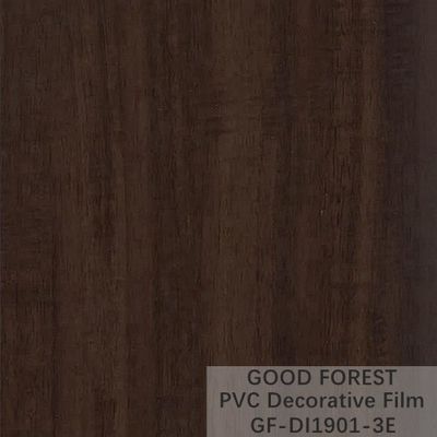 فیلم پی وی سی سیاه تزئینی دانه چوبی 1260mm - 1330mm عرض