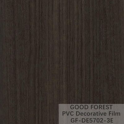 فیلم پی وی سی سیاه تزئینی دانه چوبی 1260mm - 1330mm عرض