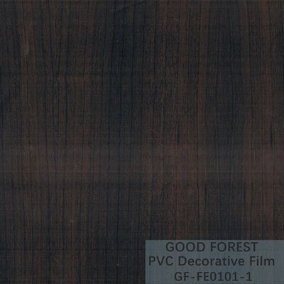 فیلم پی وی سی سیاه تزئینی دانه چوبی 1260mm - 1330mm عرض
