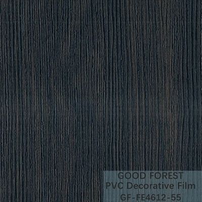 فیلم پی وی سی سیاه تزئینی دانه چوبی 1260mm - 1330mm عرض