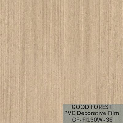 OEM دانه چوب PVC فیلم تاول تزئینی زرد روشن نوع رنگ