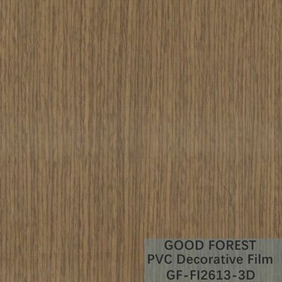 روان پذیری فیلم دکوراتیو PVC دانه چوبی مقاوم در برابر خش