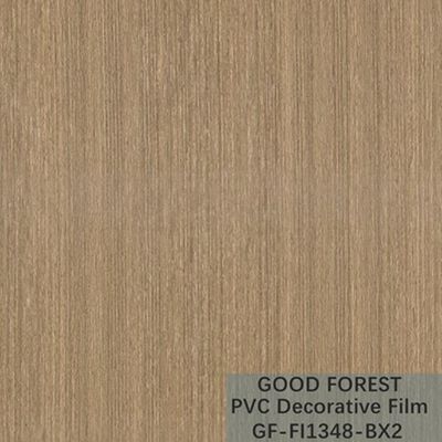 روان پذیری فیلم دکوراتیو PVC دانه چوبی مقاوم در برابر خش