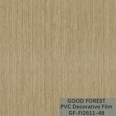 روان پذیری فیلم دکوراتیو PVC دانه چوبی مقاوم در برابر خش