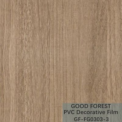 روان پذیری فیلم دکوراتیو PVC دانه چوبی مقاوم در برابر خش