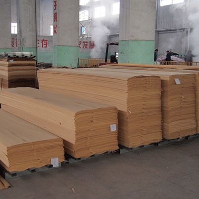 سفارشی شده Recon Elm Wood Veneer Cut Straight And Crown Cut برای کابینت صورت از 2500 * 640 میلی متر