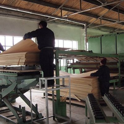 روکش چوب زردآلو مهندسی تزئینی بازسازی شده X24 دانه عمودی زردآلو سفید محبوب مورد استفاده برای صورت کابینت