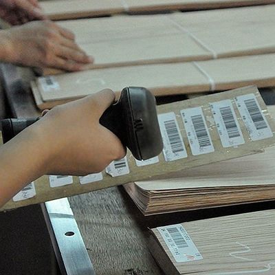 روکش چوبی طبیعی چوب ماهون 2500-3100 میلی‌متری برای پوست درب