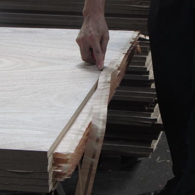 Fancy Maple Burl Plywood / Mdf / Particle Board 2440/2745mm برای درهای داخلی درجه E0/E1/P1/P2 سازنده