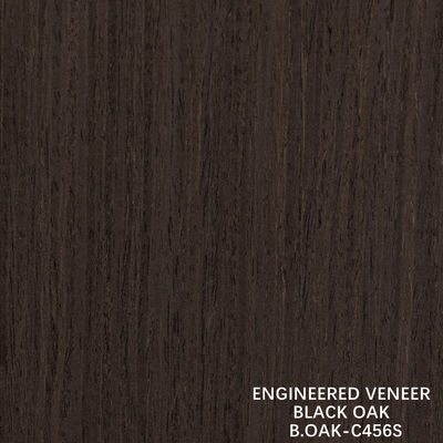 روکش چوب مهندسی شده فانتزی بلوط سیاه برش مستقیم دانه ای برش خورده 1220mm B.OAK-C456S / 617S / 1180S / 1222S