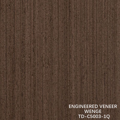Recon Wenge -5001Q / 5003Q / 3Q فنیر چوبی ضخامت خط نازک 0.15-1.8mm Fleeced Back برای درب های داخلی و پنجره ها