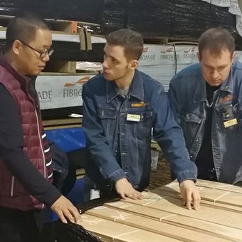 روکش چوب مهندسی شده بال خاکستری 3100 میلیمتر برای پانلهای درب GW-X0133