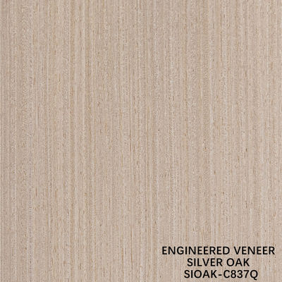 ورقه روکش نقره ای مهندسی شده برش یک چهارم قیمت خوب برای پانل های فانتزی 2500-3200mm OAK-1Q / 2Q / 070Q / 181Q / 837Q