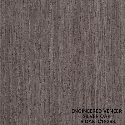 فانتزی مهندسی چوب فنیر از نقره بلوط ربع برش برای درب و کابینت صورت طول کشیده اندازه 3100mm SOAK-197S/495Q/1326S/1579S/1640S