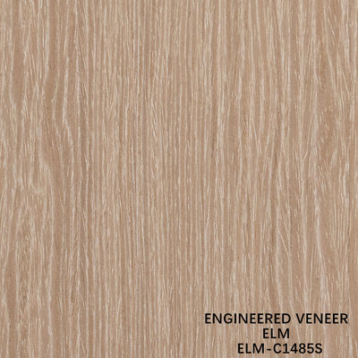 سفارشی شده Recon Elm Wood Veneer Cut Straight And Crown Cut برای کابینت صورت از 2500 * 640 میلی متر
