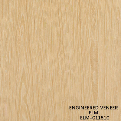 سفارشی شده Recon Elm Wood Veneer Cut Straight And Crown Cut برای کابینت صورت از 2500 * 640 میلی متر