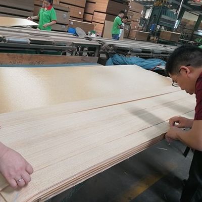 نقره Sapele Pommele فنیر چوب مهندسی شده سفارشی برای چهره کابینت