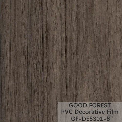فیلم تزئینی PVC پارتیشن 0.25mm - 0.60mm ضخامت رنگ خاکستری تیره