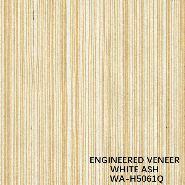 ورق های روکش چوب خاکستر Recon Yellow Color Cuarter Cut WA-H5061Q for Doors / Windws
