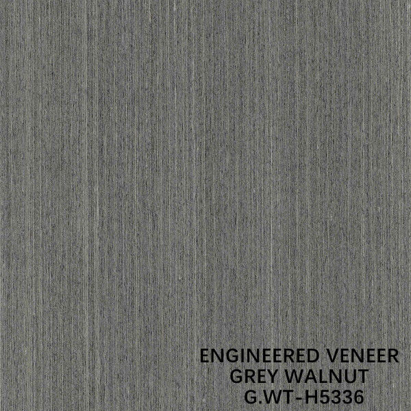 فنیر چوب گردو مهندسی شده رنگ نقره ای خط صاف و خوب دانه برای درب و کابینت WT-H5336
