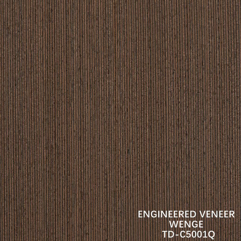 Recon Wenge -5001Q / 5003Q / 3Q فنیر چوبی ضخامت خط نازک 0.15-1.8mm Fleeced Back برای درب های داخلی و پنجره ها