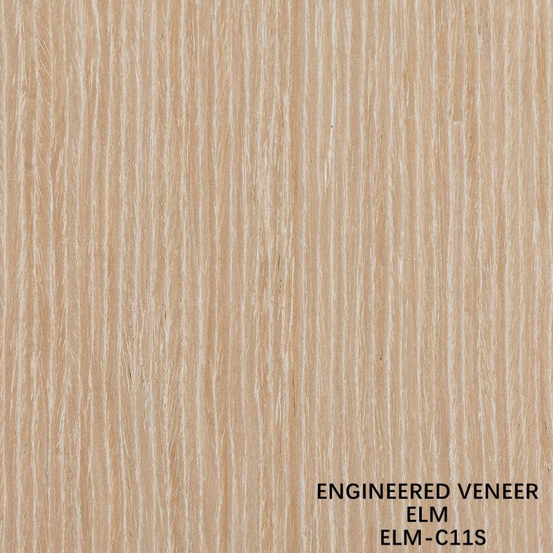 سفارشی شده Recon Elm Wood Veneer Cut Straight And Crown Cut برای کابینت صورت از 2500 * 640 میلی متر