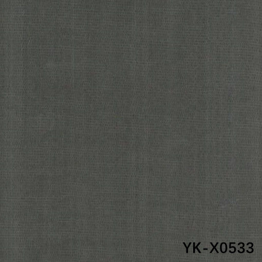 درب مدرن مشکی طراحی چوبی 3100mm سفارشی خاکستری Yikate X0533