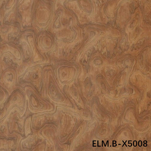 رونمایی چوبی فنیر برل الم ELM.B-X5008 حلقه دانه قهوه ای رنگ 0.13-0.35mm ضخامت برای دکوراسیون هتل