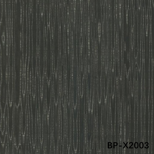 فانتزی Black Pearl Wood Veneer BP-X2003 طراحی جدید 3100mm طول برای پوست درب چوبی