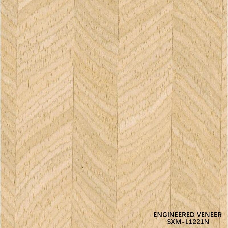 SXM-L1221N Special Texture Recon Wood Veneer Factory Wholesale High-Quality Veneer for Wood Door and Cabinet Surface Decoration 0.40mm Thickness