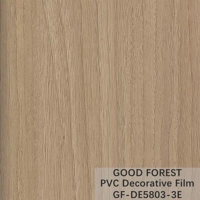 روان پذیری فیلم دکوراتیو PVC دانه چوبی مقاوم در برابر خش