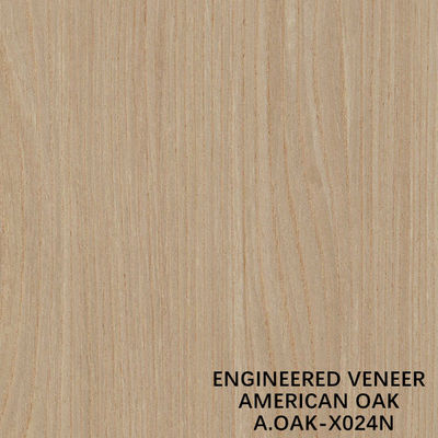شبیه سازی ورق روکش چوب طبیعی آمریکایی OAK X024N برای ISO درب و پنجره