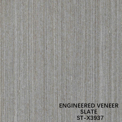 Recon Slate Wood Veneer Walnut X3937 اندازه استاندارد 0.15-0.6mm ضخامت قیمت مناسب برای درب و پنجره چینی ها