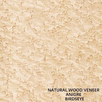 روکش چوب افرا طبیعی آمریکایی Birdseye Maple ضخامت 0.5mm کیفیت خوب برای مبلمان و آلات موسیقی