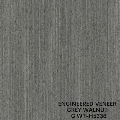 فنیر چوب گردو مهندسی شده رنگ نقره ای خط صاف و خوب دانه برای درب و کابینت WT-H5336