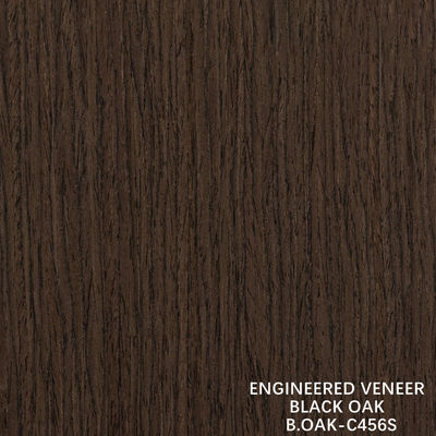 روکش چوب مهندسی شده فانتزی بلوط سیاه برش مستقیم دانه ای برش خورده 1220mm B.OAK-C456S / 617S / 1180S / 1222S