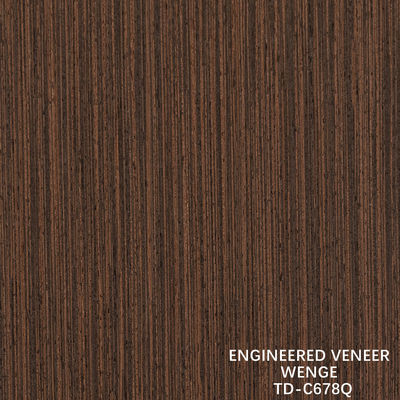برش چوبی فرنیر مهندسی شده Wenge Quarter Grain قیمت خوب برای دکوراسیون هتل 3200mm TD-678Q/1403Q/2238Q