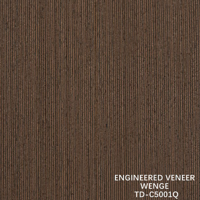 Recon Wenge -5001Q / 5003Q / 3Q فنیر چوبی ضخامت خط نازک 0.15-1.8mm Fleeced Back برای درب های داخلی و پنجره ها