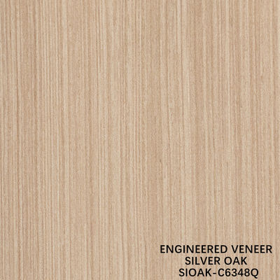 فنیر چوب مصنوعی ربع برش از مروارید نقره ای اندازه 3200 میلی متر برای درب و کابینت