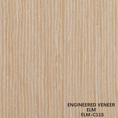 سفارشی شده Recon Elm Wood Veneer Cut Straight And Crown Cut برای کابینت صورت از 2500 * 640 میلی متر
