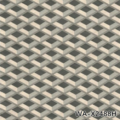 بافت مشبک روکش چوب مهندسی شده سفارشی با کیفیت بالا و اندازه کشیده شده برای دکوراسیون هتل WA-X2488H