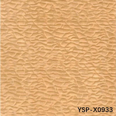 رنگ زرد کمپور Sapele Pommele High End Wood Veneer غیر معمول برای تزئینات هتل X0933 با ضخامت 0.55 میلی متر