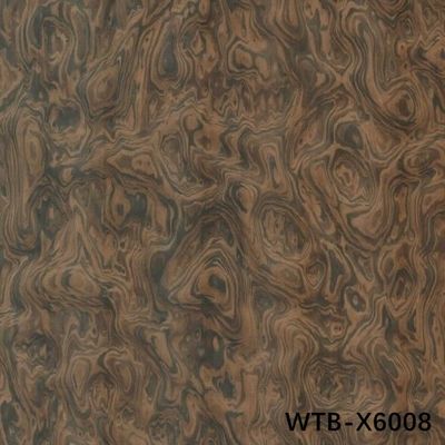 فنیر چوبی بازسازی شده 2850mm اندازه طولی از چوب Burl برای درب های داخلی WTB-X6008
